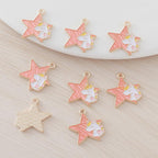10pcs Stars and Unicorns Metal Charms for DIY Jewelry