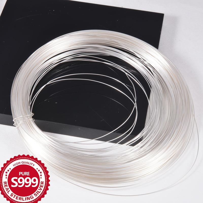 6mm Soft Wire S999 Silveryy Wire for Jewelry Making DIY Jewelry Access