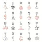 63pcs Cartoon Bead Bracelet Set Crystal Bracelet DIY Kit