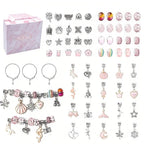 63pcs Cartoon Bead Bracelet Set Crystal Bracelet DIY Kit