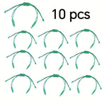 10pcs Polyester Thread Bracelets 6 Colors DIY Jewelry Making Gift