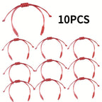 10pcs Polyester Thread Bracelets 6 Colors DIY Jewelry Making Gift