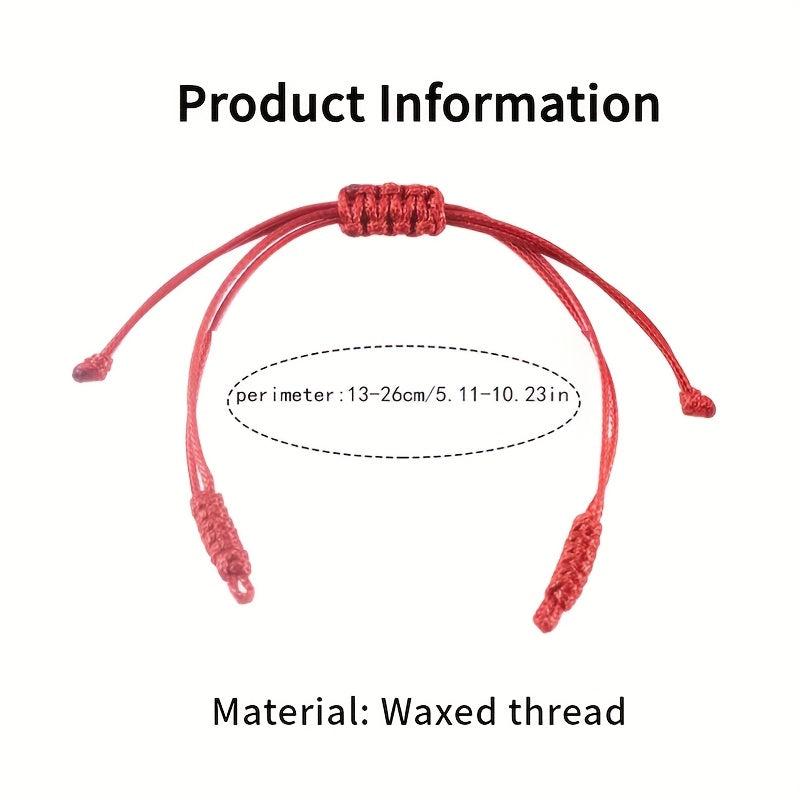 10pcs Polyester Thread Bracelets 6 Colors DIY Jewelry Making Gift