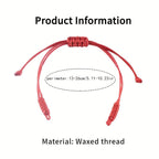 10pcs Polyester Thread Bracelets 6 Colors DIY Jewelry Making Gift