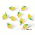 10pcs Resin Charms Green Stems DIY Jewelry Making Earrings Keychains Bracelets