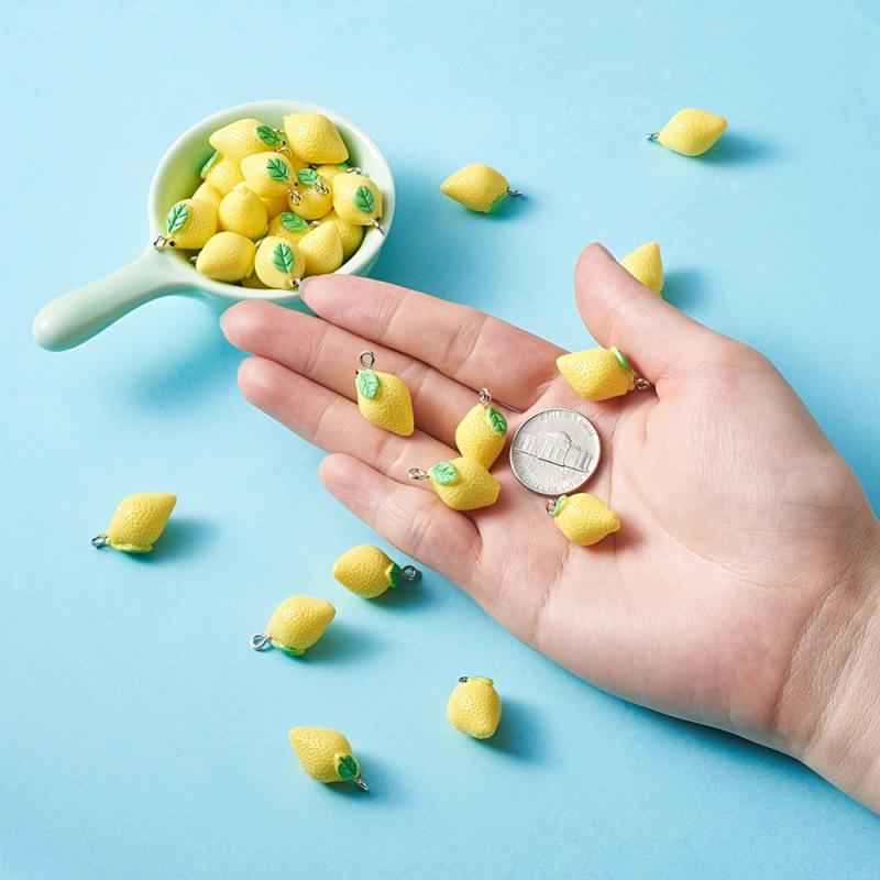 10pcs Resin Charms Green Stems DIY Jewelry Making Earrings Keychains Bracelets