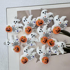 10pcs Resin Ghost Pendants w/ Pumpkin Charms for DIY Jewelry Making
