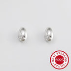 10pcs S925 Sterling Olive Bead Spacer DIY Bracelet Necklace Loose Beads