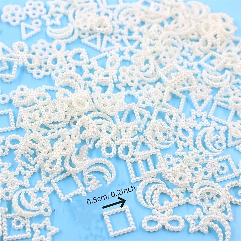 Iridescent Pearl Beads Mix for DIY Crafts Phone Case Jewelry