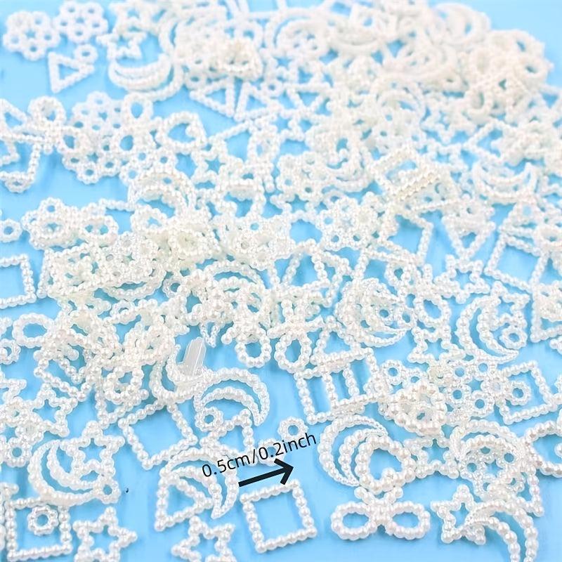 Iridescent Pearl Beads Mix for DIY Crafts Phone Case Jewelry