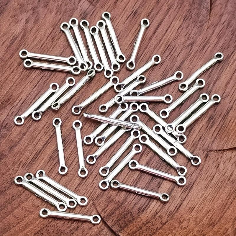 50pcs Bohemian Double Hole Zinc Alloy Pins for DIY Jewelry Making
