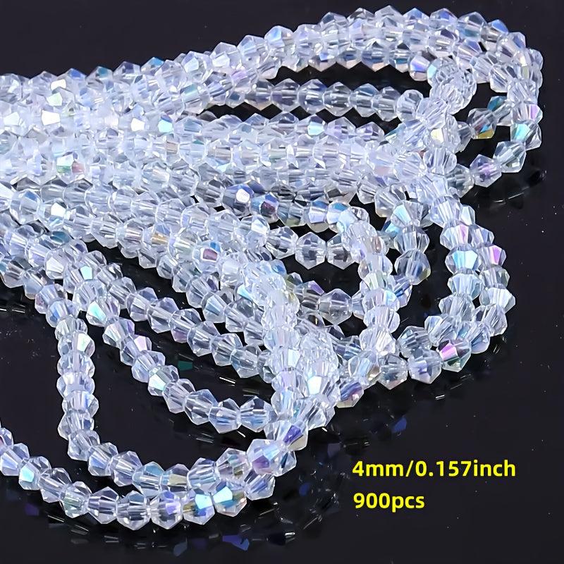 90pcs 900Pcs4Mm AB Austrian Crystal Beads Bracelet Necklace DIY Jewelry Making