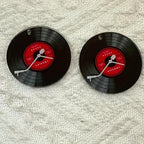 10pcs Vintage Vinyl Acrylic Pendants DIY Earrings & Necklace Charms