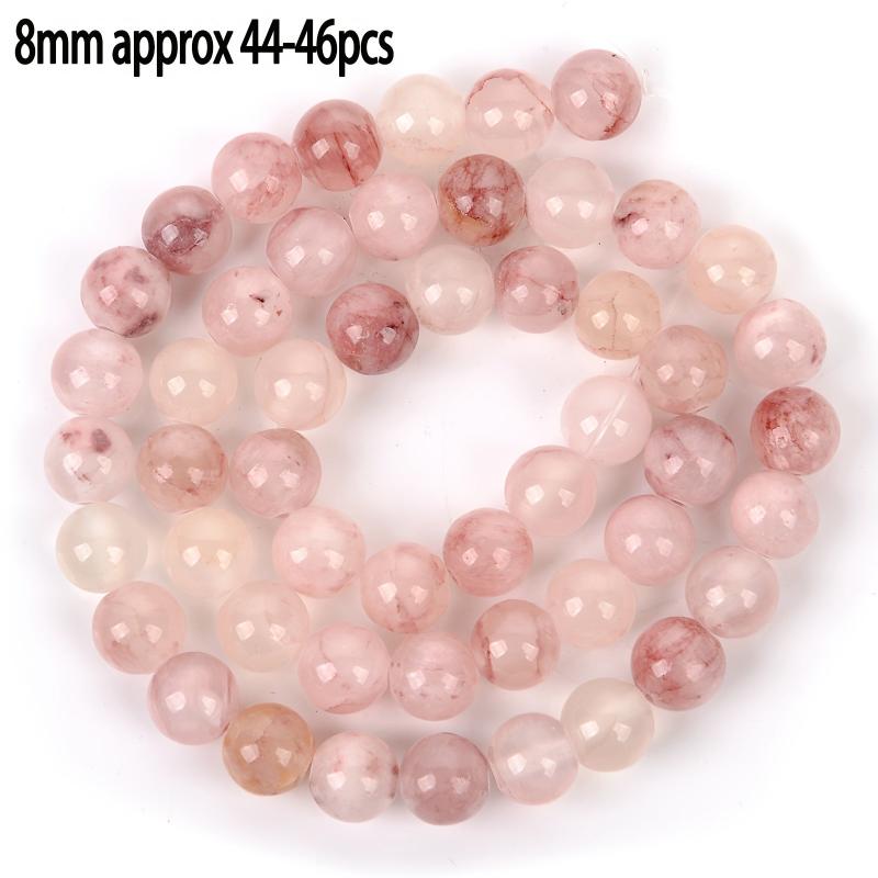 EFREY 5A Natural Red Persian Stone Beads 6 8 10mm