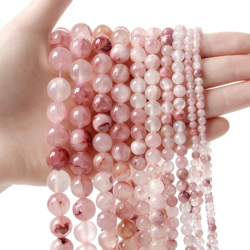 EFREY 5A Natural Red Persian Stone Beads 6 8 10mm