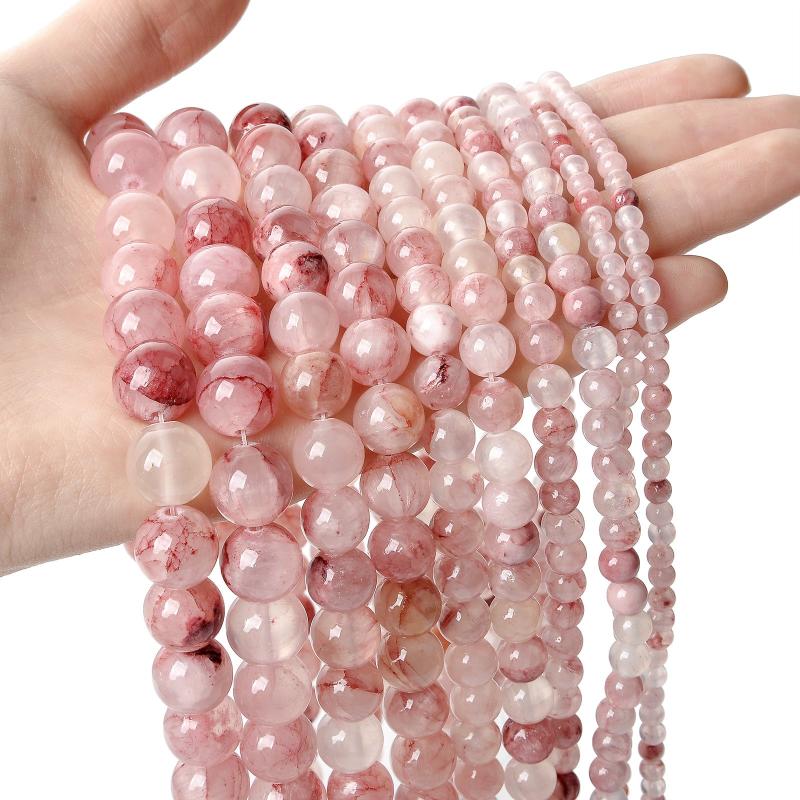EFREY 5A Natural Red Persian Stone Beads 6 8 10mm