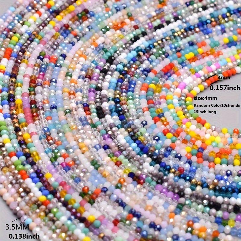 10 Strands Assorted Glass Beads for DIY Jewelry Making Necklaces & Bracelets