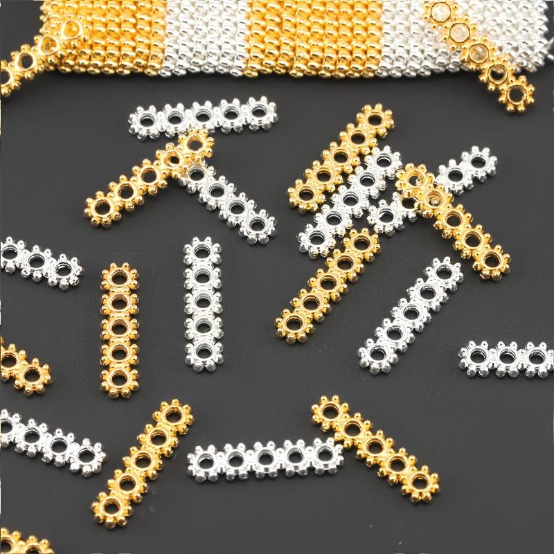 100pcs 16x4mm Snowflake Spacer Beads DIY Jewelry Making Tools