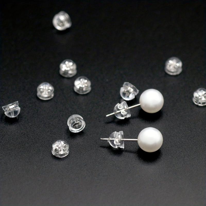 30pcs Translucent Ear Stud Plugs Earrings Charms Accessories 3 Colors