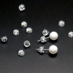 30pcs Translucent Ear Stud Plugs Earrings Charms Accessories 3 Colors