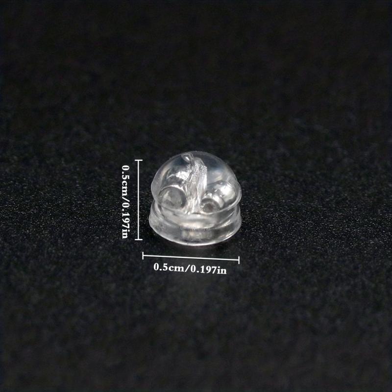 30pcs Translucent Ear Stud Plugs Earrings Charms Accessories 3 Colors