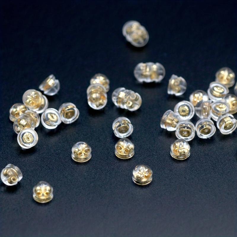 30pcs Translucent Ear Stud Plugs Earrings Charms Accessories 3 Colors