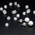 30pcs Translucent Ear Stud Plugs Earrings Charms Accessories 3 Colors