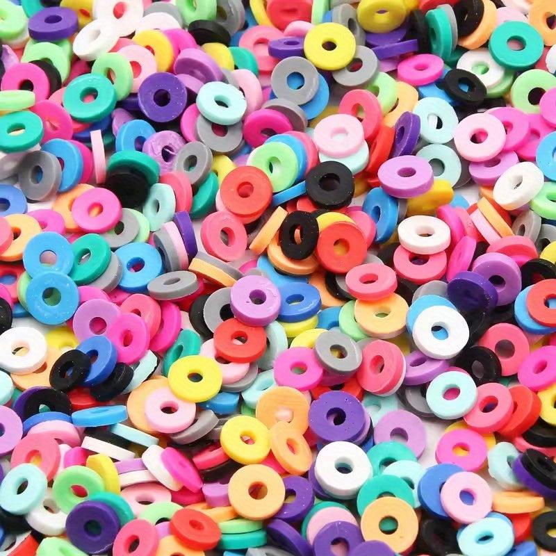 Polymer Clay Beads Bracelet Making Set - Heishi Beads Set for Jewelry Making