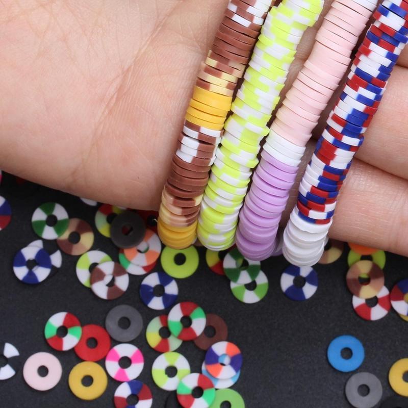 Polymer Clay Beads Bracelet Making Set - Heishi Beads Set for Jewelry Making
