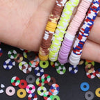 Polymer Clay Beads Bracelet Making Set - Heishi Beads Set for Jewelry Making