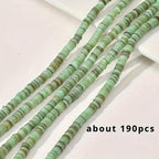 190pcs 6mm Freshwater Shell Medium Hole Spacer DIY Necklace