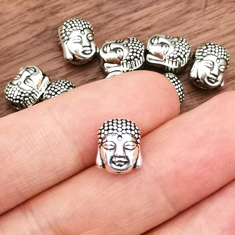 7pcs Character Statue Head Charm Small Hole Beads Pendant