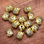 7pcs Character Statue Head Charm Small Hole Beads Pendant