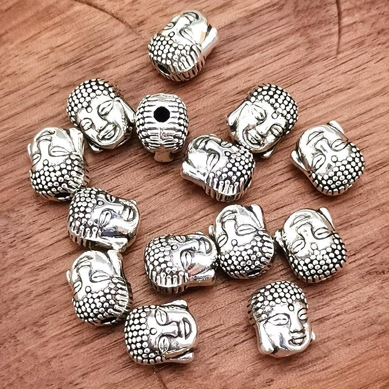 7pcs Character Statue Head Charm Small Hole Beads Pendant
