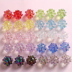 10pcs Mixed Iridescent Sea Urchin Beads for DIY Jewelry Making