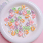 10pcs Hand Painted Large Flower Acrylic Beads DIY Jewelry Making Kit