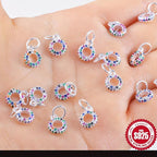 S925 Sterling Silver Rainbow Charm for DIY Jewelry Making Kit
