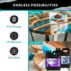 Clear Epoxy Resin Kit Anti Yellowing Easy Mix Coating 1 1