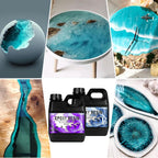 Clear Epoxy Resin Kit Anti Yellowing Easy Mix Coating 1 1