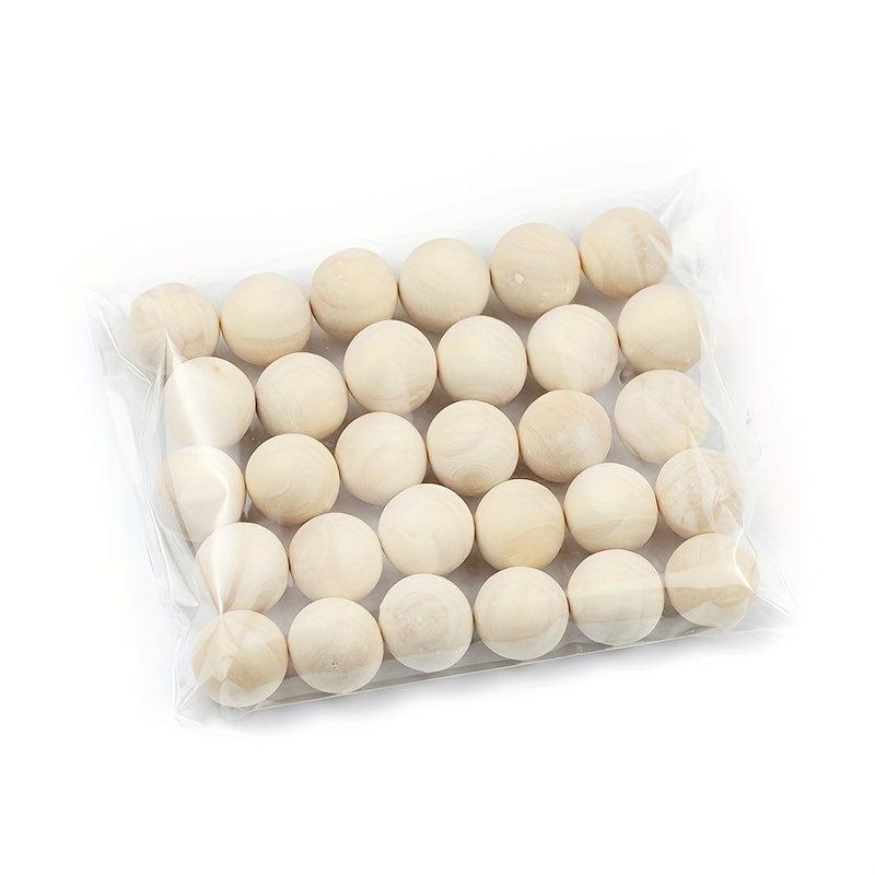 Boho Style 40mm Wooden Craft Beads for Jewelry Making