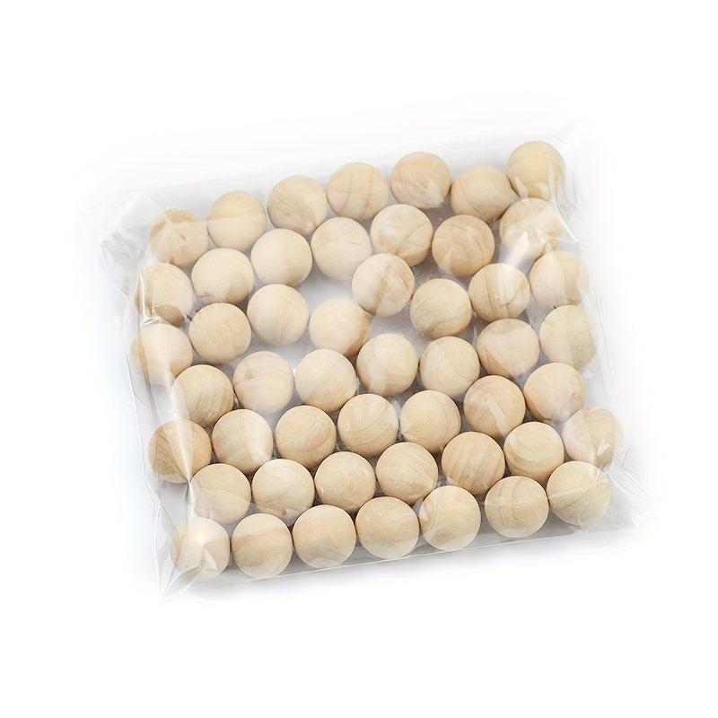 Boho Style 40mm Wooden Craft Beads for Jewelry Making