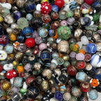 100g Mixed Lampwork Beads for Bracelets and Necklaces