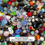 100g Mixed Lampwork Beads for Bracelets and Necklaces