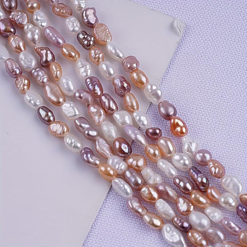 Natural Freshwater Pearls 3-4mm Pink Purple Creamy Pastel DIY Jewelry Making