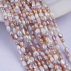 Natural Freshwater Pearls 3-4mm Pink Purple Creamy Pastel DIY Jewelry Making