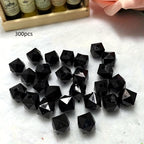300pcs 10mm Clear Square Acrylic Beads for DIY Jewelry Making