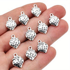 10pcs Strawberry Charms Pendant Jewelry Findings