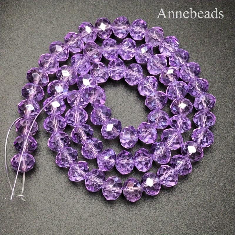 Purple Austrian Crystal Beads for Jewelry Making DIY Bracelet 1200 900 680pcs