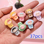Mixed Pack Resin Flat Back Decorative Charms Stickers for Hair Accessories
