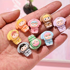 Mixed Pack Resin Flat Back Decorative Charms Stickers for Hair Accessories
